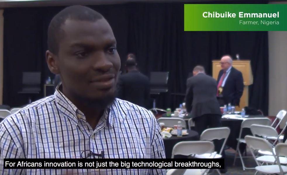 Video: "Nigeria farmer Emmanuel says smallholder agriculture is changing"