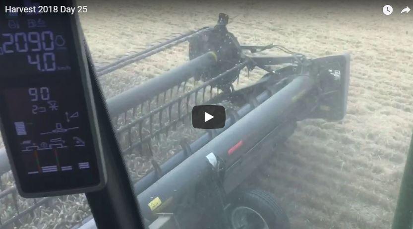 Video: Jake Freestone "Harvest 2018 Day 25" in UK