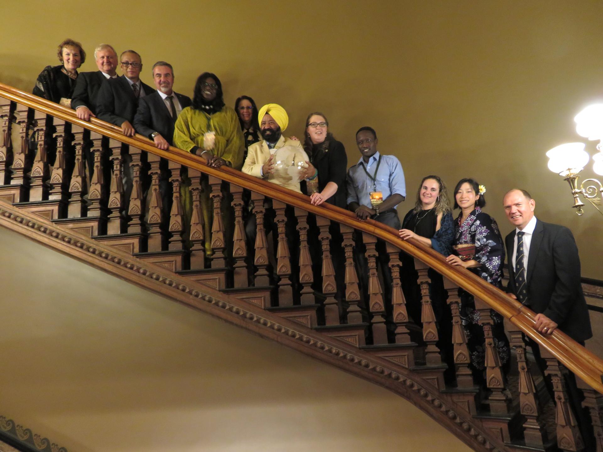 Global Farmer Roundtable group photo of nominated farmers
