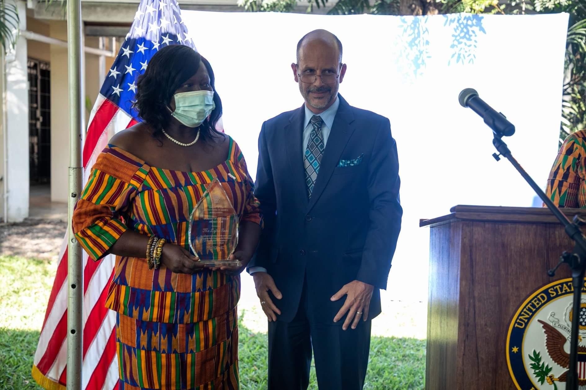 Sasu selected as 2020 Ghana Woman of Courage