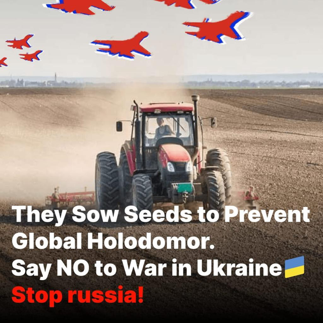 The Global Agriculture Community Stands in Solidarity with Ukraine