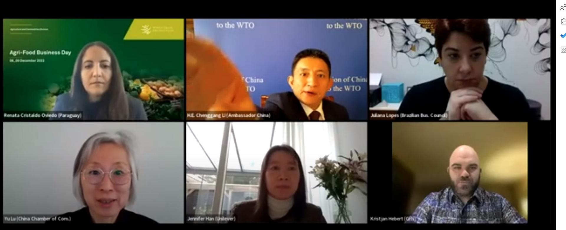 Hebert Panelist at WTO's Agri-Food Business Day