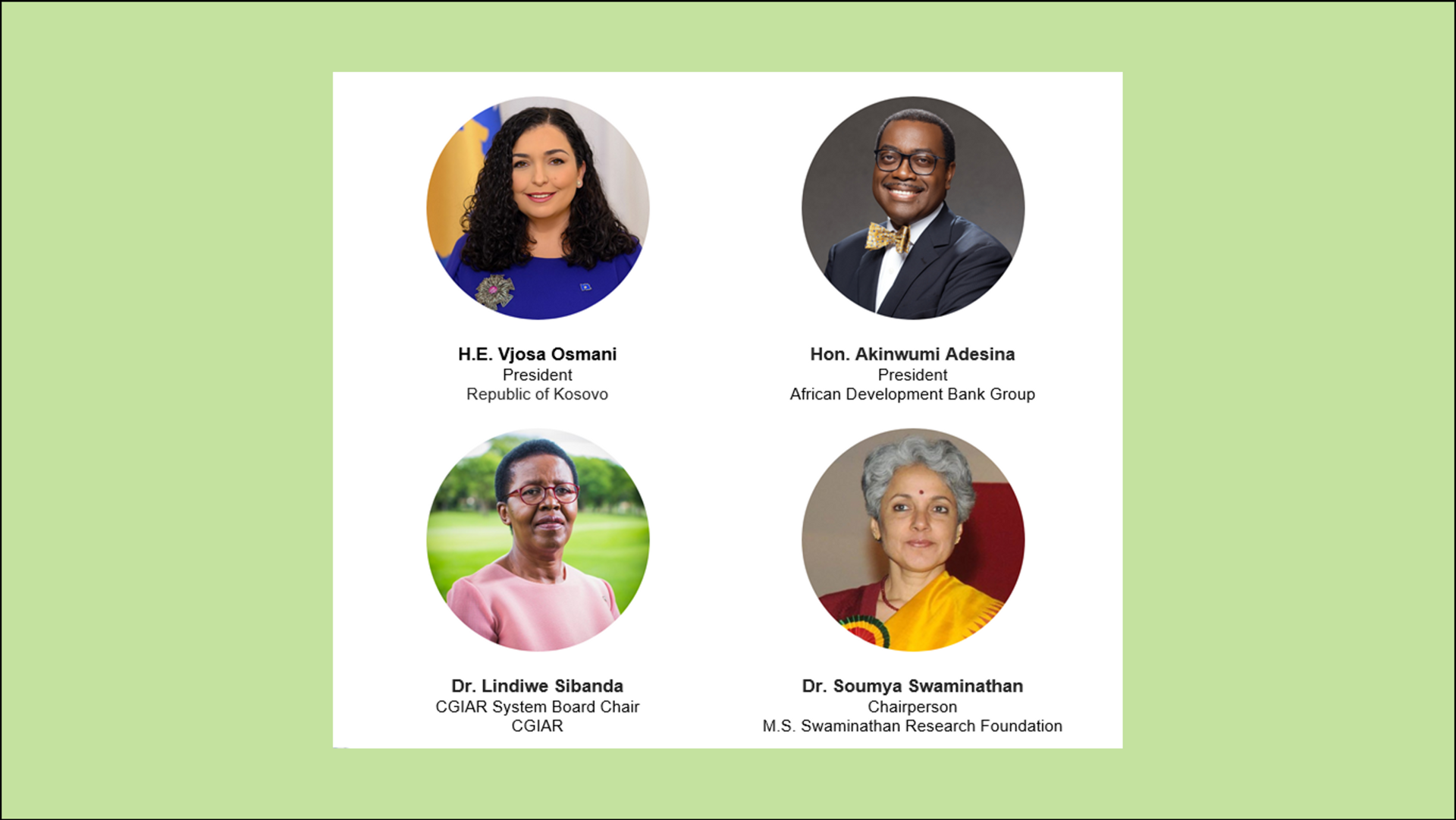 2023 Borlaug Dialogue Announces Featured Speakers