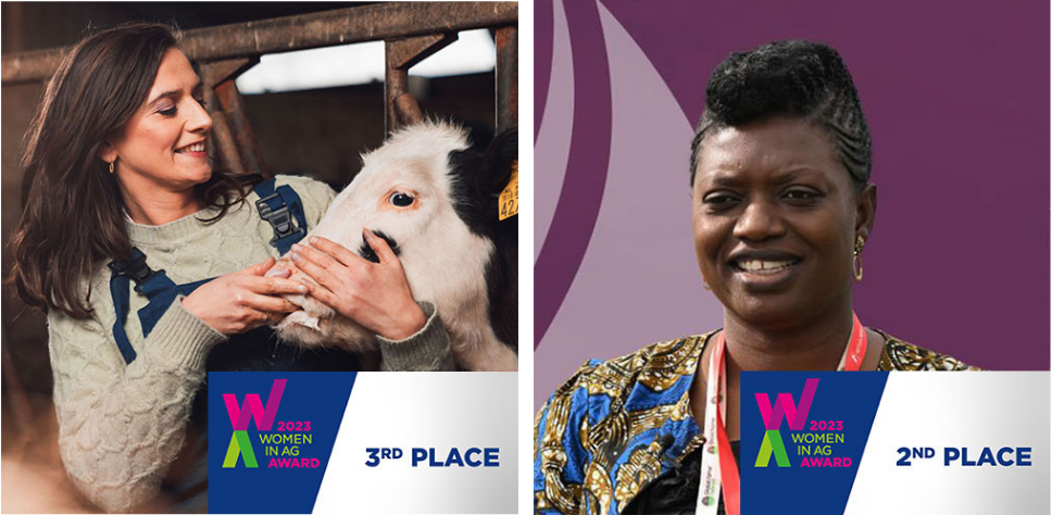 de Vor, Koku Recipients of Women in Ag Award
