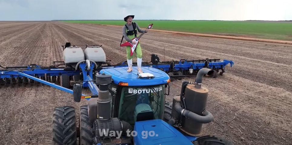 Japanese rice farmer, Shuichi Tokumoto, shares his vision for no-till farming through music