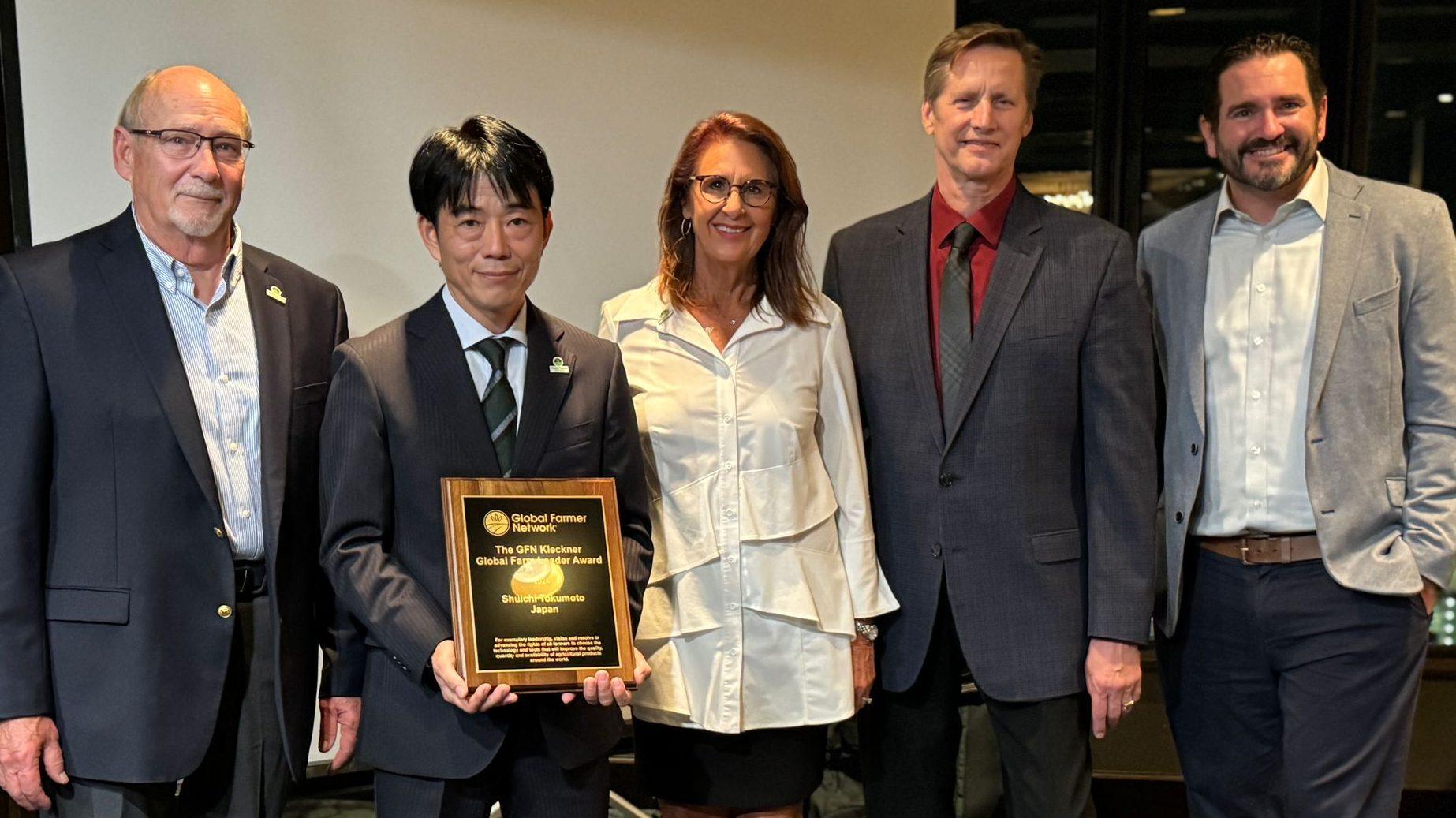 Celebrating the 2024 GFN Kleckner Global Farm Leader Recipient, Shuichi Tokumoto