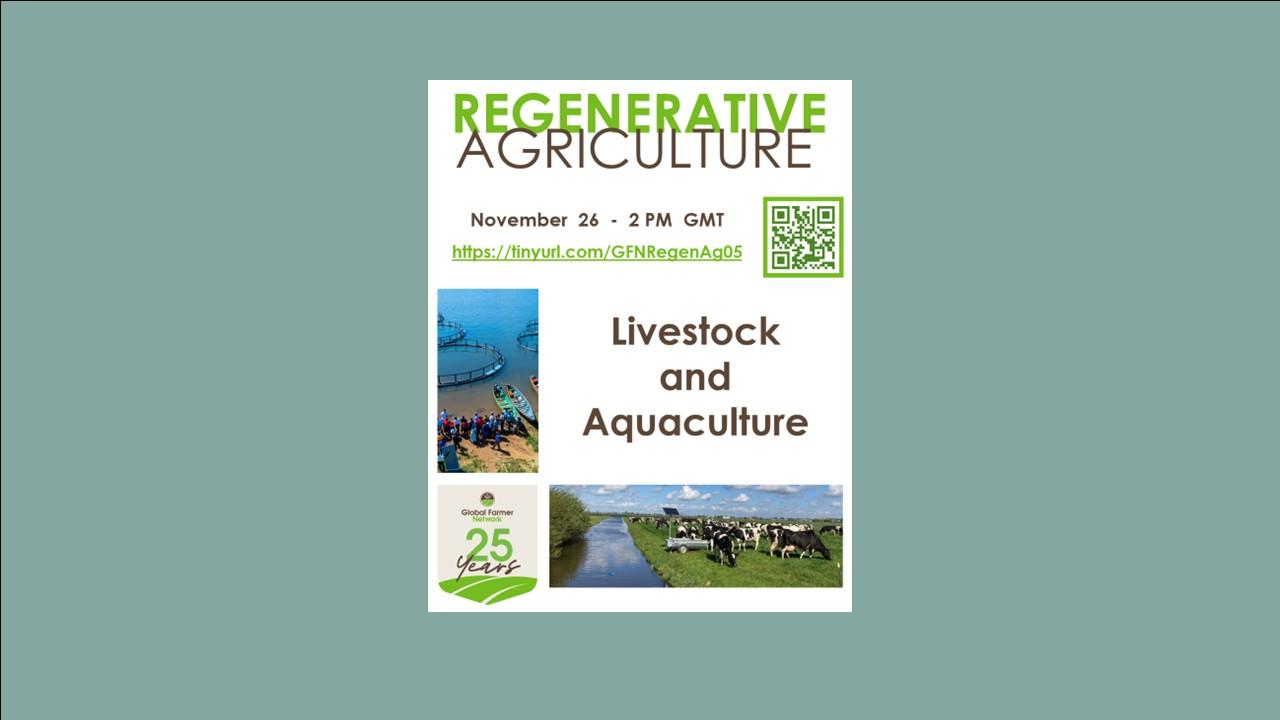 Free Webinar "Livestock and Aquaculture"